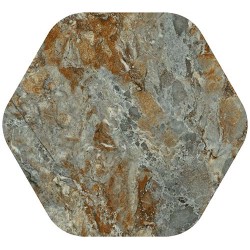Pietra Tassili - шестоъгълен гранитогрес с мраморен ефект