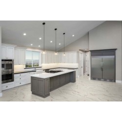 Подови плочки Calacatta Matte Gold 59x59 - луксозен мраморен ефект
