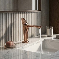 Луксозен смесител за умивалник в розово злато ROSE GOLD WZMZ-065