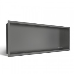 Вграден рафт Wall Box One Gun Metal 90x30