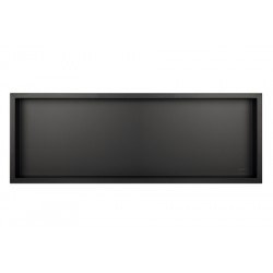 Черен дизайнерски рафт Wall Box One Black 90x30 см