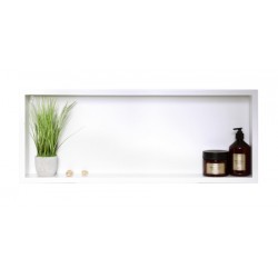 Wall Box One White - бял вграден рафт от неръждаема стомана