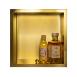 Wall Box One Gold - златен вграден рафт 30x30 см
