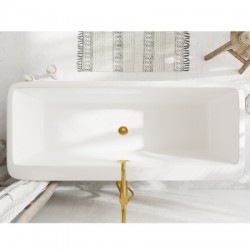 Вана ROMA с огледална златна тапа 170x80 см