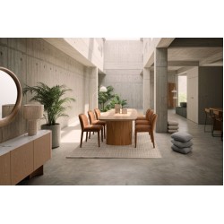 Елегантен сив пуф Antara Grey