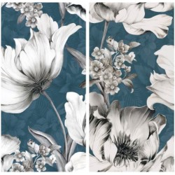 Peony - декоративни плочки с флорални мотиви