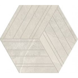 Mosaico Rombi Bianco - бял декоративен шестоъгълен гранитогрес