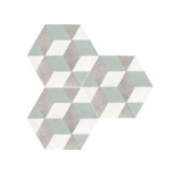Cube Mint - шестоъгълни декоративни плочки