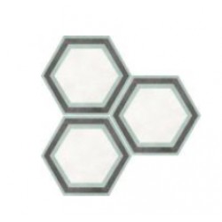 Frame White - шестоъгълен декоративен гранитогрес
