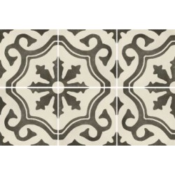 Декоративни плочки Decoro Palazzo Ducale B&W Sogg. D 20х20 см
