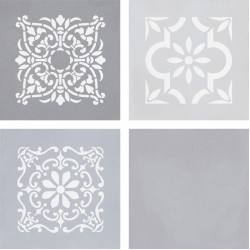 Сиви гранитогресни плочки декор Delice Grey  
