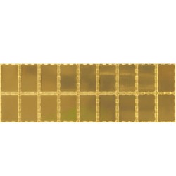 Стенни плочки за баня декорна зластиста рамка – Pyrus Gold Frame