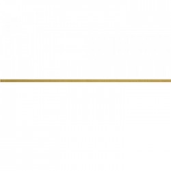 Фриз за баня, тънък златист – Finir Gold Lista 