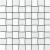Плочки за баня декоративен модул релефна мозайка – Cross White Mosaico G-2235  