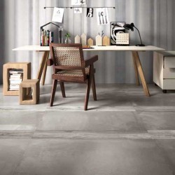 Стилен гранитогрес в сив цвят с каменен ефект CONCREA PLAIN GREY от Ariana Ceramica (Италия)