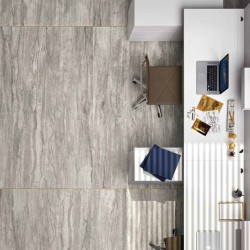 Оригинална колекция гранитогрес с ефект на травертин HORIZON B67 от Ariana Ceramica (Италия)