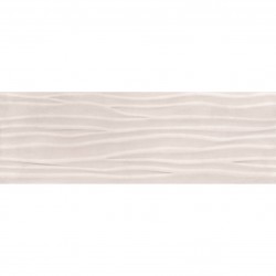 Стенни плочки за баня декор на вълни – RELIEVE TITAN WAVE IVORY  