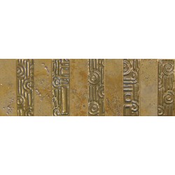Фриз за баня с размери 10 x 30 см. Titanio Gold 