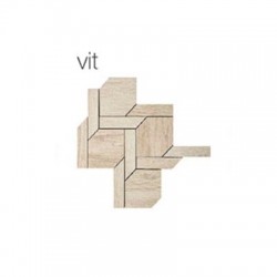Гранитогресна плочка тип мозайка – Mosaico Norge Vit 
