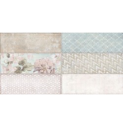 Модерни плочки за банята с размери 30 x 60 см. Jardin Patchwork Mint 