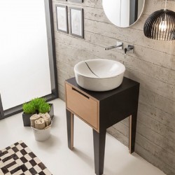 Бяла Мивка MIZU 45 9001 кръгъл тип
