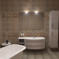 Неутрални плочки за баня Balsam от Keros (Испания)