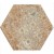Кафяви плочки хексагон с орнаментика – Pompeia Decor Marron 