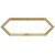 Декорни плочки за баня  Decor Eclipse White Gold Bise