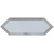 Декорни плочки за баня Decor Eclipse Sky Blue Silver Bise