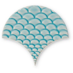 Стенни плочки за баня -  Escama Relieve Azul