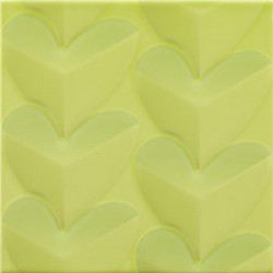 Стенни плочки декор зелени сърца – Agatha Mille Cuori Pistacho 