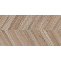 Гранитогресни плочки ефект дърво Chevron Miel  