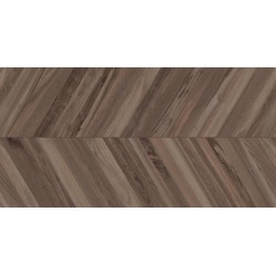 Гранитогресни плочки ефект дърво Chevron Chocolat  