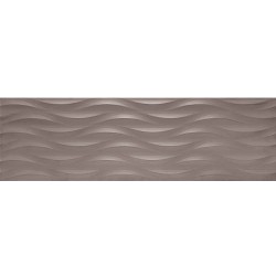 Сребристи стенни плочки за баня модул вълнички – Glimpse Silver Wave  