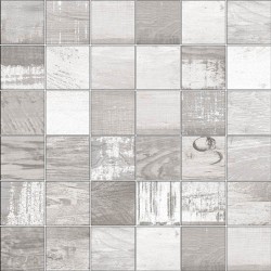 Гранитогрес тип мозайка ефект бяло дърво – Chalkwood White Nat. Mosaico 