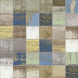 Гранитогрес тип мозайка ефект боядисано дърво – Chalkwood Vestige Nat. Mosaico  