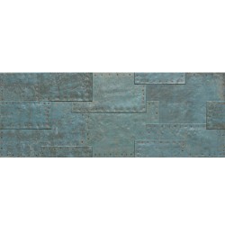 Плочки за баня син фаянс декор – Grunge Blue Fizz  