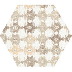 Гранитогрес за под хексагон декор слонова кост – Tex Ivory Pattern Hexag Natural  