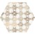 Гранитогрес за под хексагон декор слонова кост – Tex Ivory Pattern Hexag Natural  
