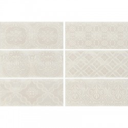 Декорни плочки за баня пастелен цвят Maiolica Biscuit Deco M1390  