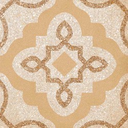 Гранитогрес в бежов декор флорален мотив – Tercello Beige G198 