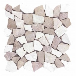 Плочка мозайка от червен камък NOA CORAL STONE 