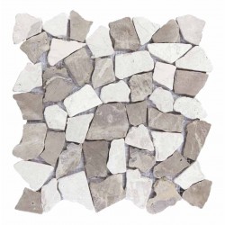 Плочка мозайка от микс камък PIEDRA NOA MIX  