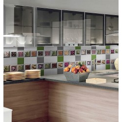 BISELADO MONOCOLOR 10X10 - серия кухненски плочки 10х10 см
