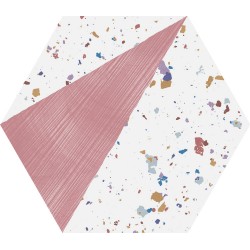 Шестоъгълни плочки за кухня - STRACCIATELLA PINK NATURAL 