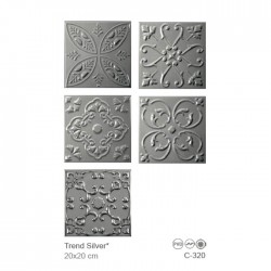Плочки за баня и кухня TREND SILVER