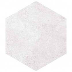 Гранитогрес плочки с размери 23 x 26.6 см. Hexagono Rift Blanco
