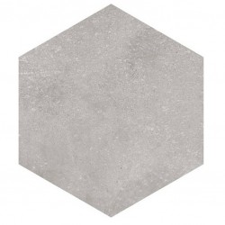 Гранитогрес плочки с размери 23 x 26.6 см. Hexagono Rift Cemento